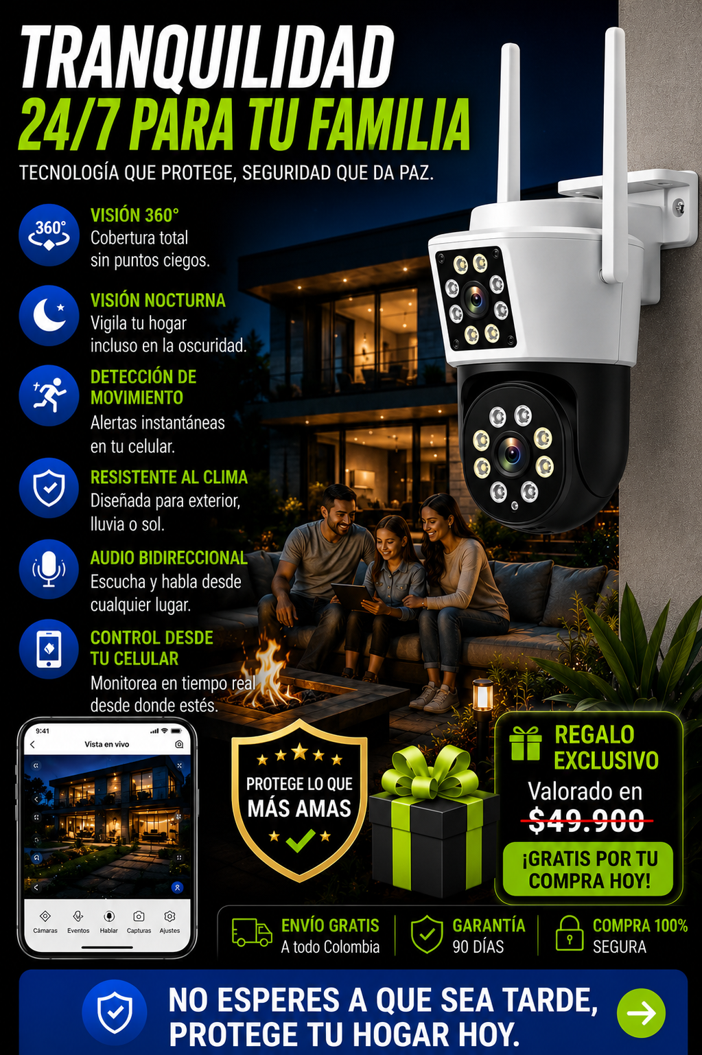 ¡Últimas Unidades! Protege tu Hogar 24/7 | Paga al Recibir